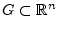 $ G \subset \mathbb{R}^n $
